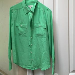 JCrew 100% silk blouse. Size 0.