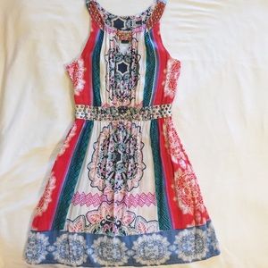 Bright boho tunic / mini dress