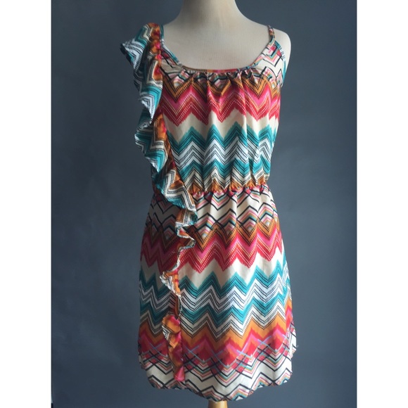 Ruffle Detail Dress