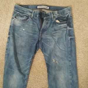 Light blue jeans. Express.