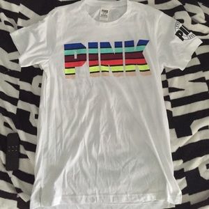 NWOT pink campus t shirt