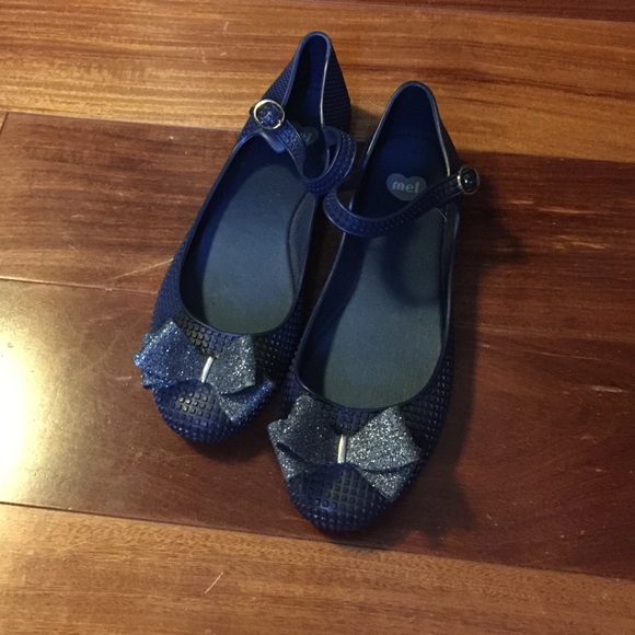 Navy flats