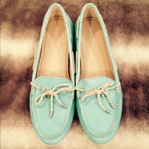 Brand new in box Turquoise Nubuck Sperry Top Sider