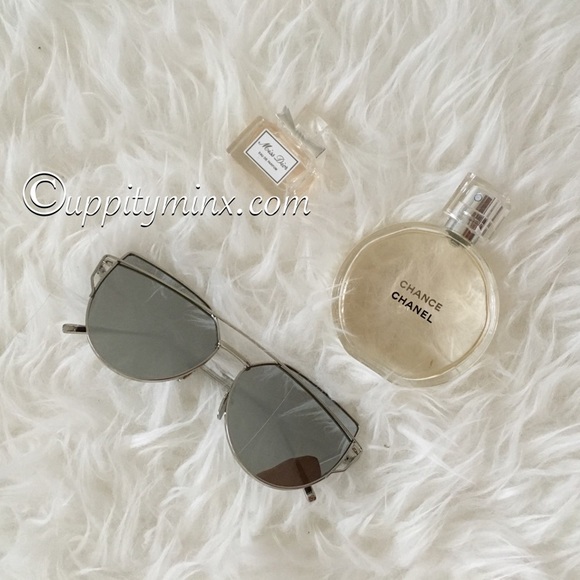 π π 2x HPπ Silver Metal Mirrored Sunglasses - Picture 2 of 5