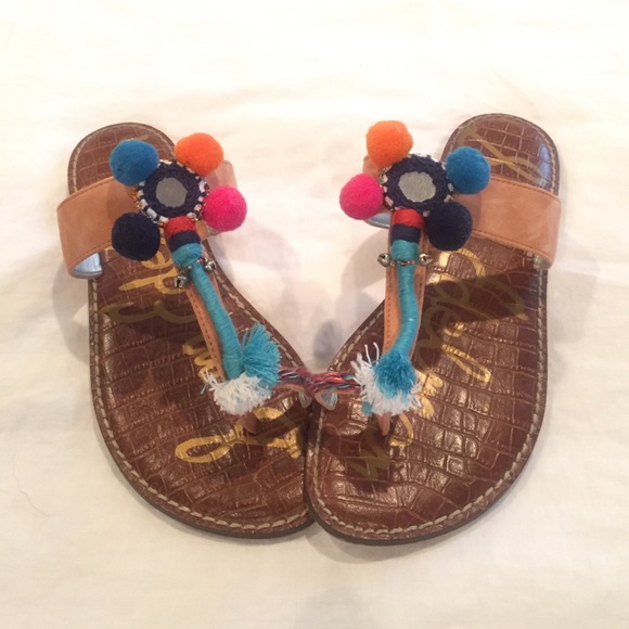 Sam Edelman Pom Pom Sandals