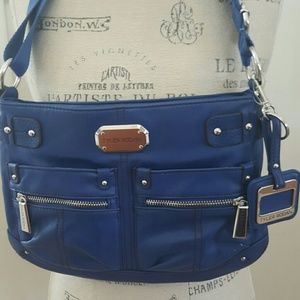 Tyler Brown cobalt blue crossbody