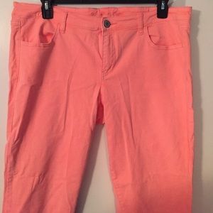 Size 18 Long American Eagle Bright Orange Jeggings
