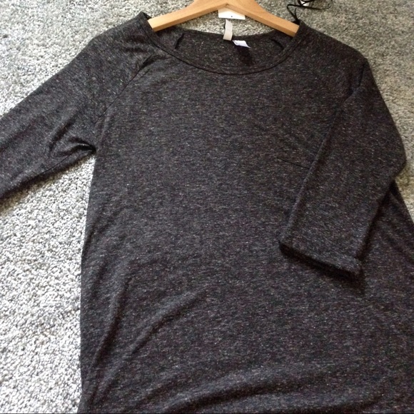 NWT heathered gray pocket tee
