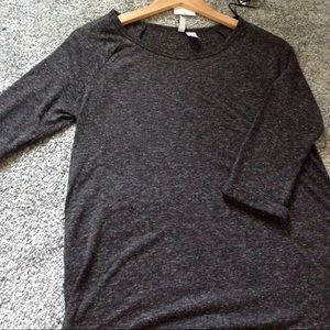 NWT heathered gray pocket tee