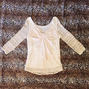 Off White lace top NEVER WORN