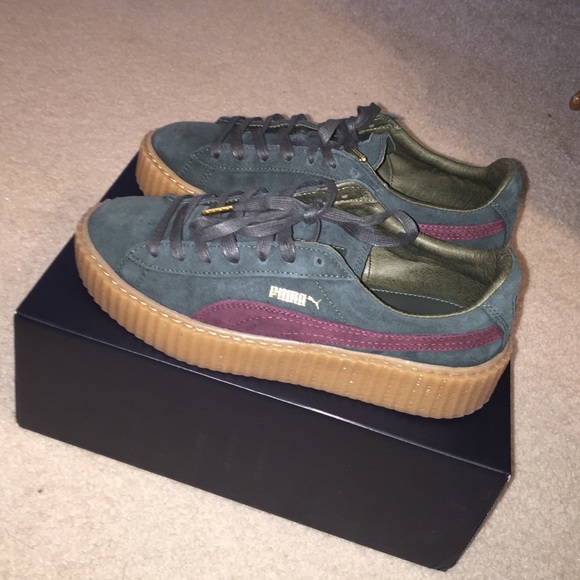 155 on Paypal// Rhianna Fenty Bordeaux Creepers