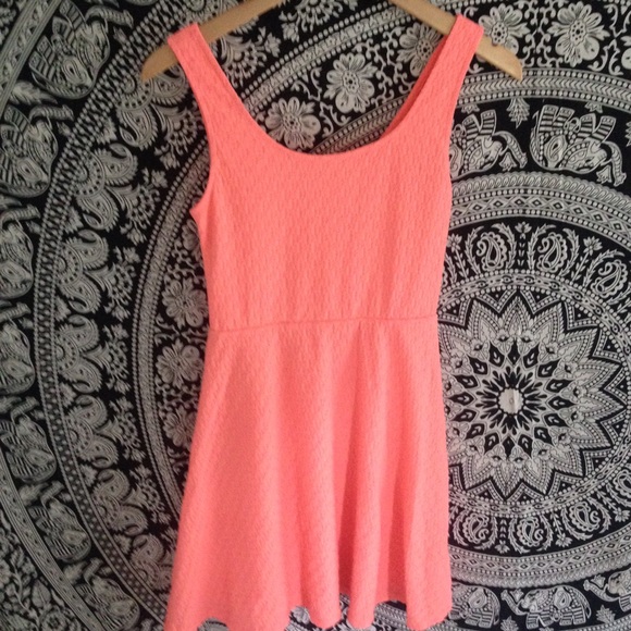 pink skater dress