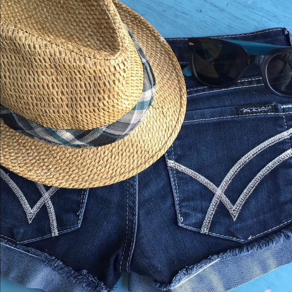 William Rast. Scarlet shorts.