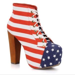 Faux Patriotic Jeffrey Campbell Litas