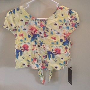 Floral crop top
