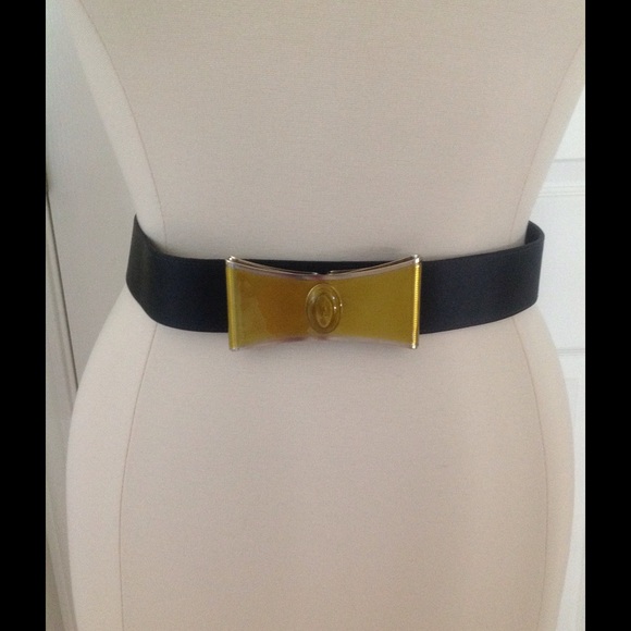 Valentino Accessories - Authentic Valentino Silk Belt w/Metal Bow Buckle