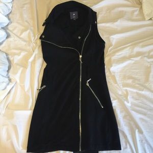 Black zipper dress