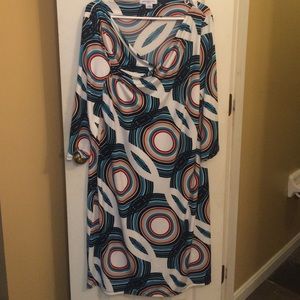 Vintage style bold patterned dress