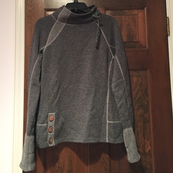 Grey L Prana sweater