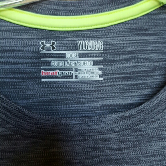 Under Armour girls t-shirt in gray - Picture 3 of 3