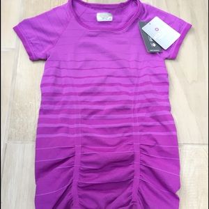 Athleta track tee