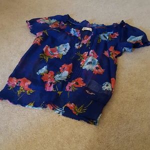 Colorful flower power shirt