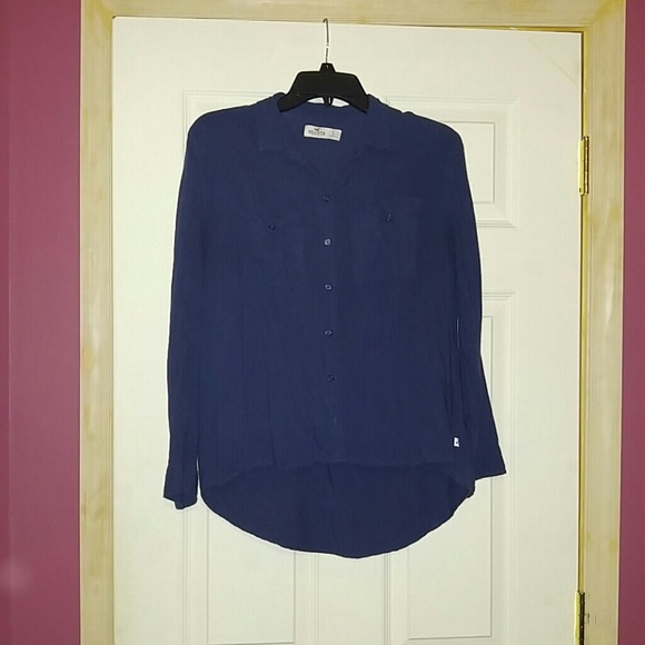 Navy blue button down!