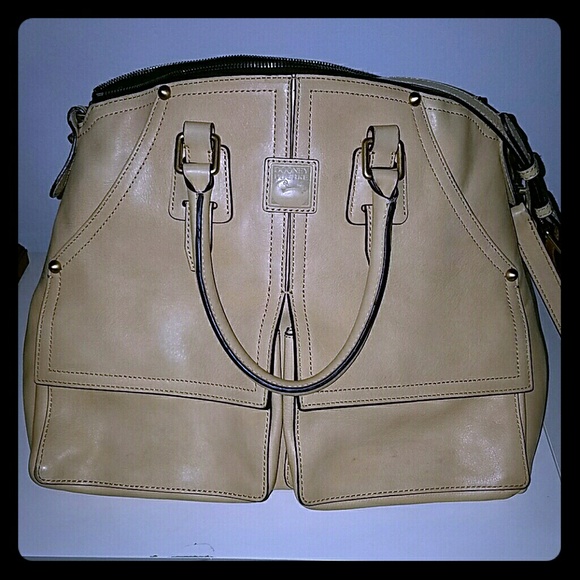 Dooney & Bourke Florentine Leather Clayton Satchel