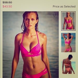 VS swim top in black size 34A.