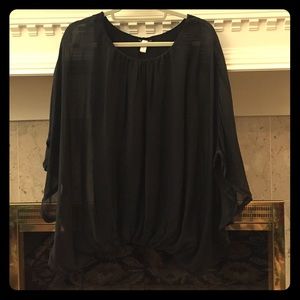 100% Pure Silk Top O/S