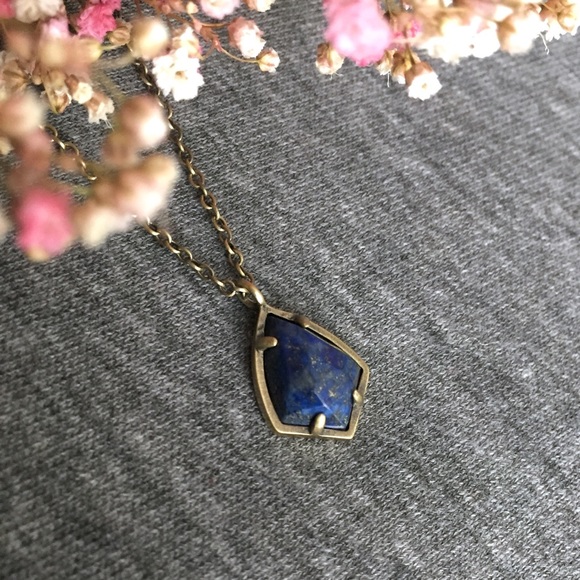 LAST ONE! NWT Kendra Scott Cory Necklace in Lapis - Picture 2 of 4