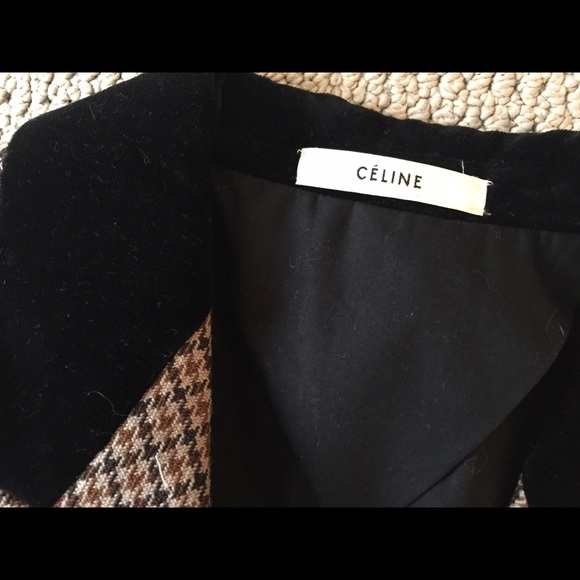 Celine wool houndstooth riding jacket - Picture 2 of 4