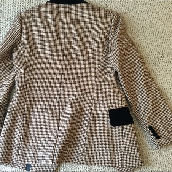 Celine wool houndstooth riding jacket - Picture 4 of 4
