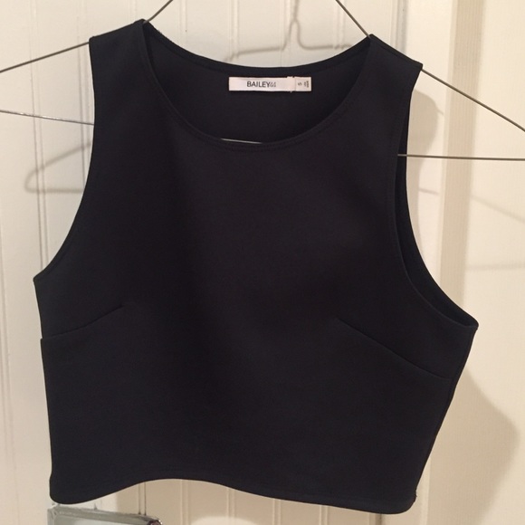 Black Crop Top