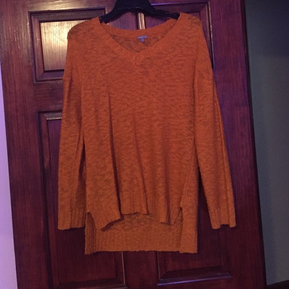 Burnt orange oversized sweater