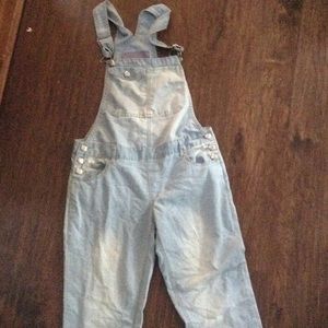 Light blue overalls