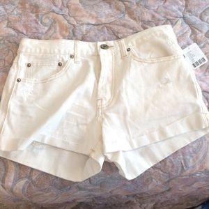 BDG white shorts