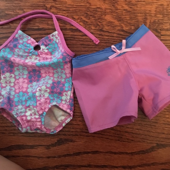 American Girl swim set