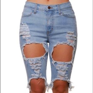 End of summer sale! Distressed Bermuda's