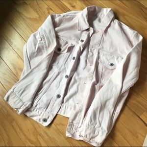Light pink denim jacket from Brandy Melville/jGalt