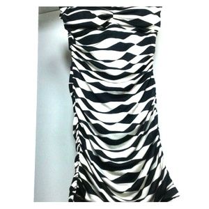 Strapless fitted dress