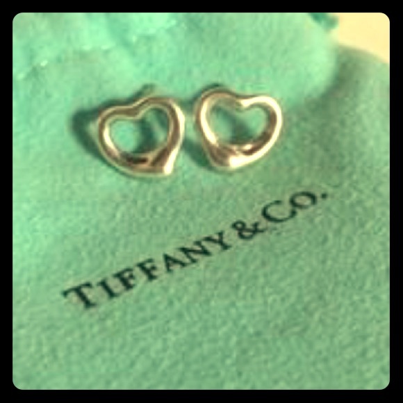 Tiffany & Co. Elsa Peretti Open Heart Earrings