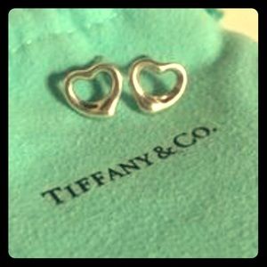Tiffany & Co. Elsa Peretti Open Heart Earrings