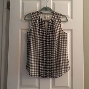 Sleeveless j crew top