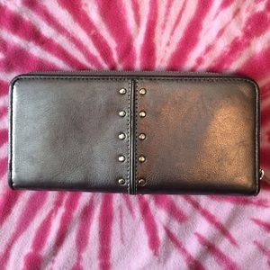 Michael Kors Wallet Zip Around Studded