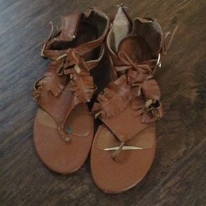 Brown sandals