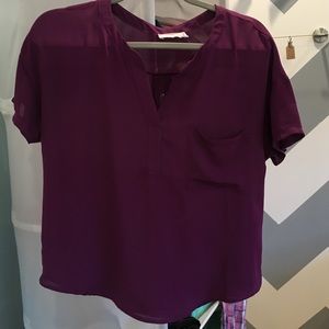 Purple blouse