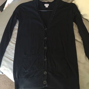 Black cardigan