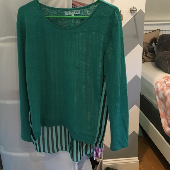 Green sweater