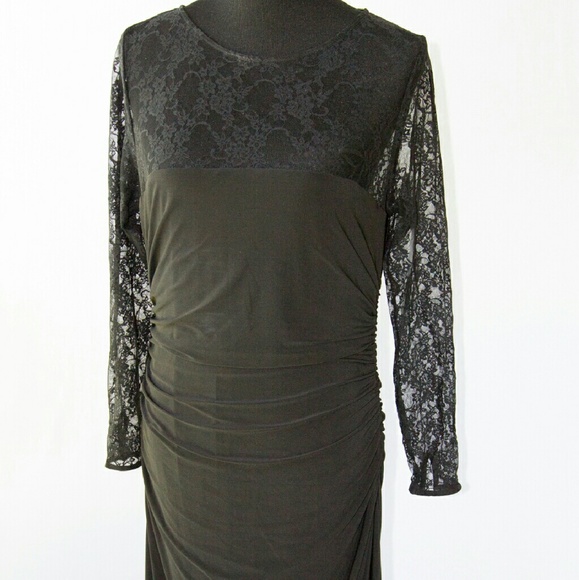 Formal long black dress